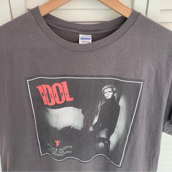 Billy Idol Kings & Queens of the Underground 2015 European/UK Tour T-Shirt XL - Picture 6 of 15
